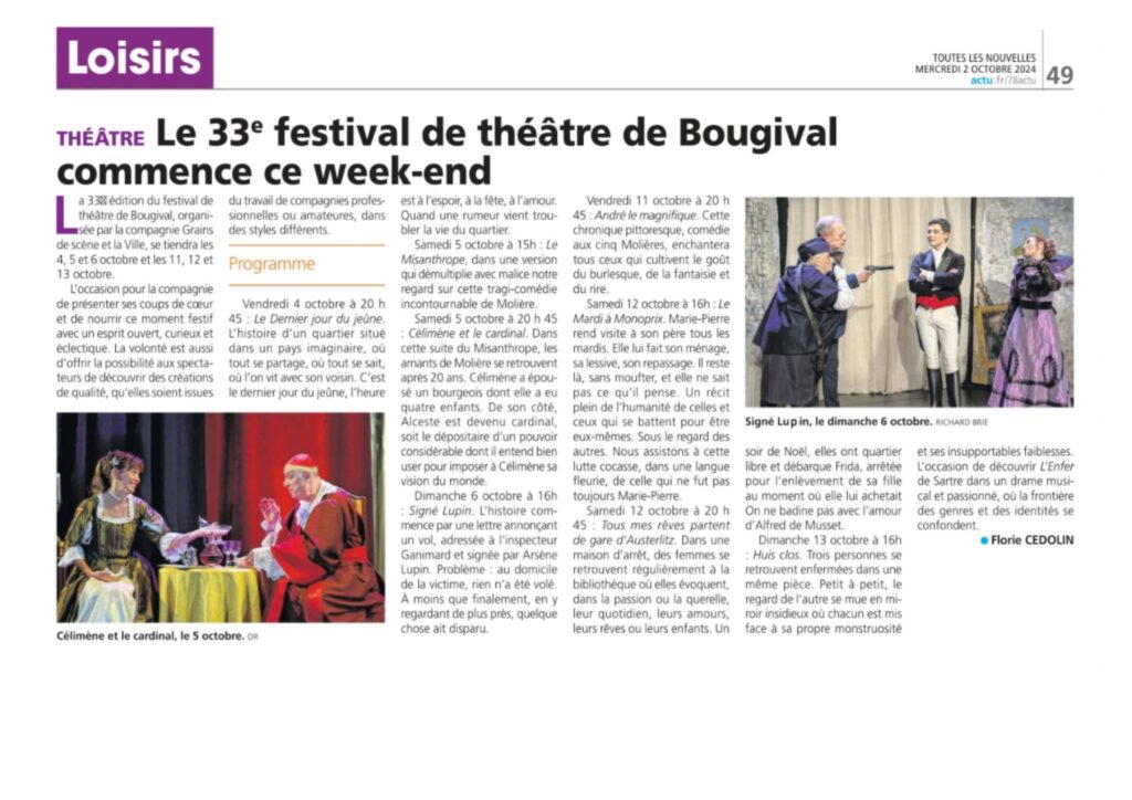 Les Nouvelles de Versailles - 2 oct 2024