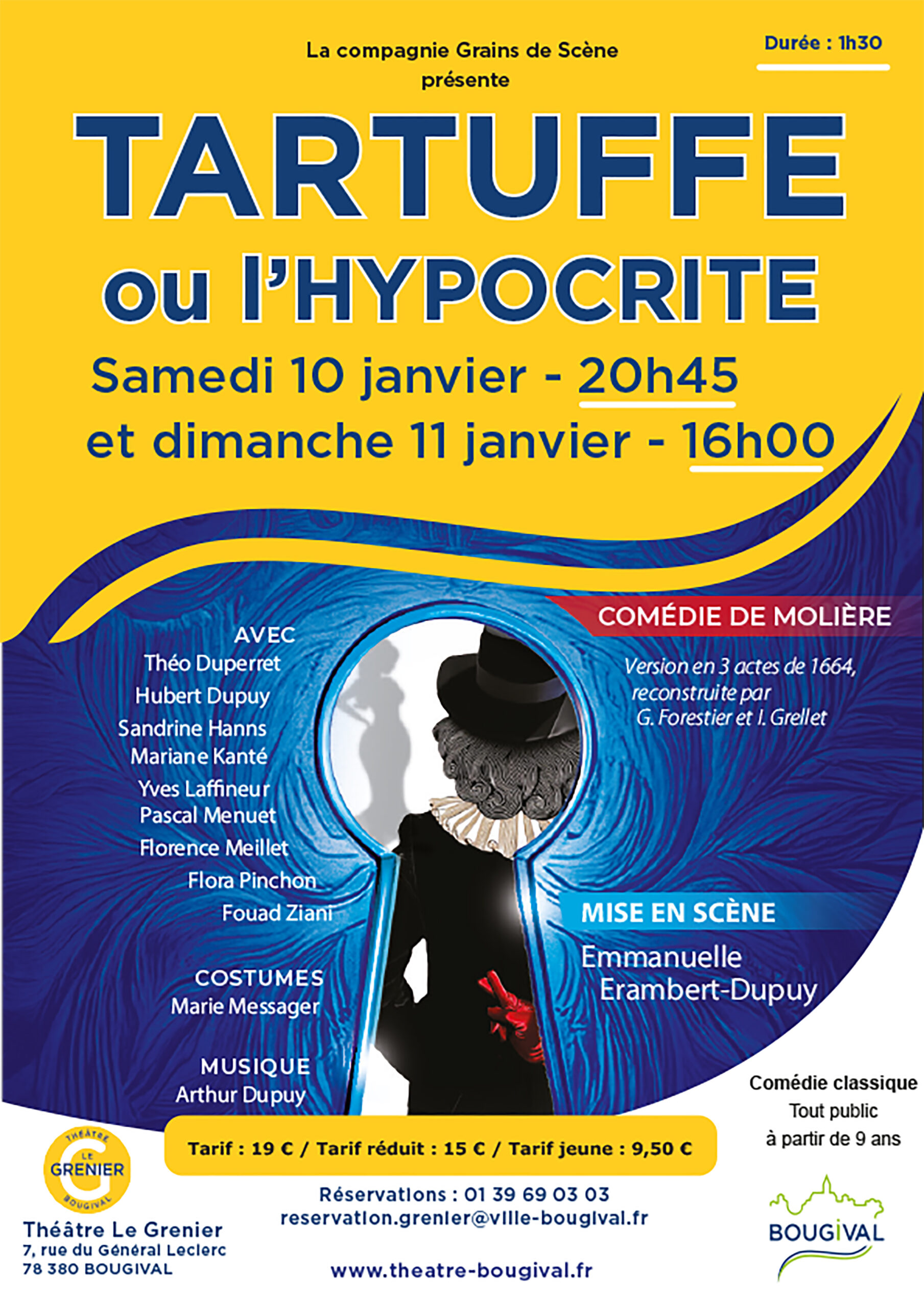 Visuel de l'événement Grains de scène : "TARTUFFE ou l'Hypocrite"
