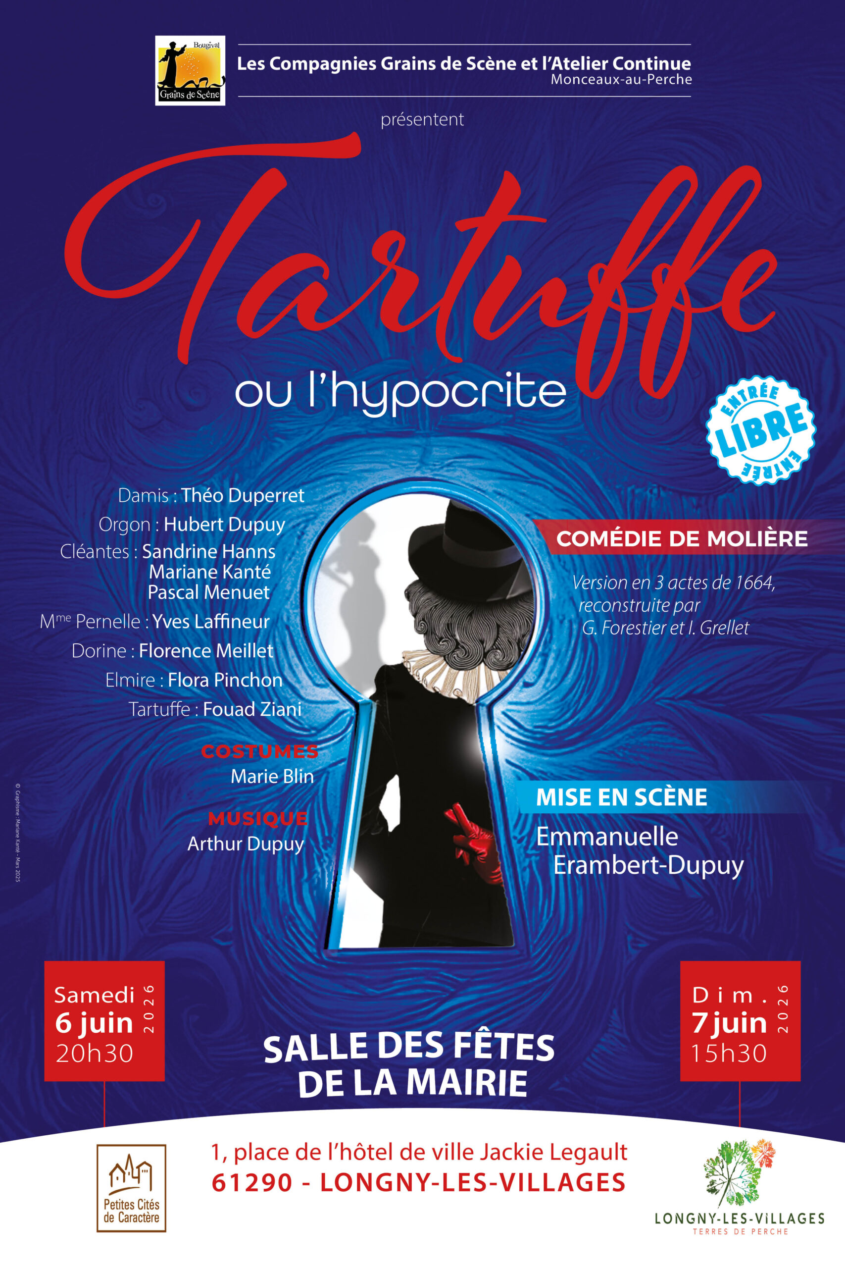 Visuel de l'événement Grains de scène : "TARTUFFE ou L'Hypocrite"