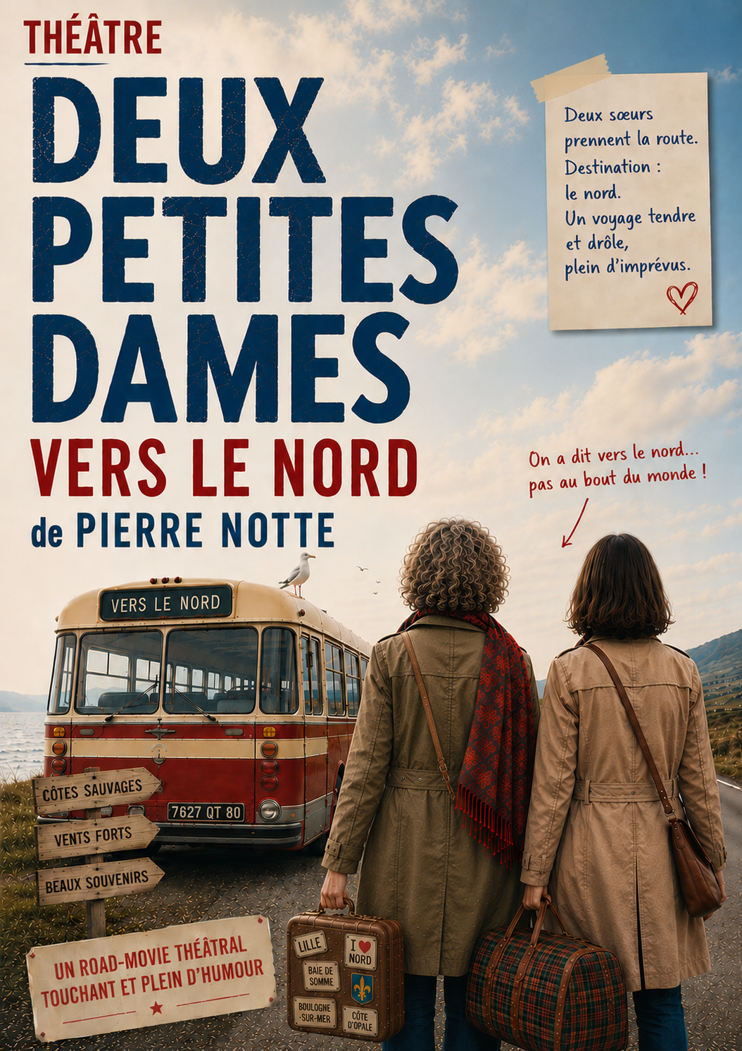 Visuel de l'événement Grains de scène : "DEUX PETITES DAMES VERS LE NORD de Pierre Notte"